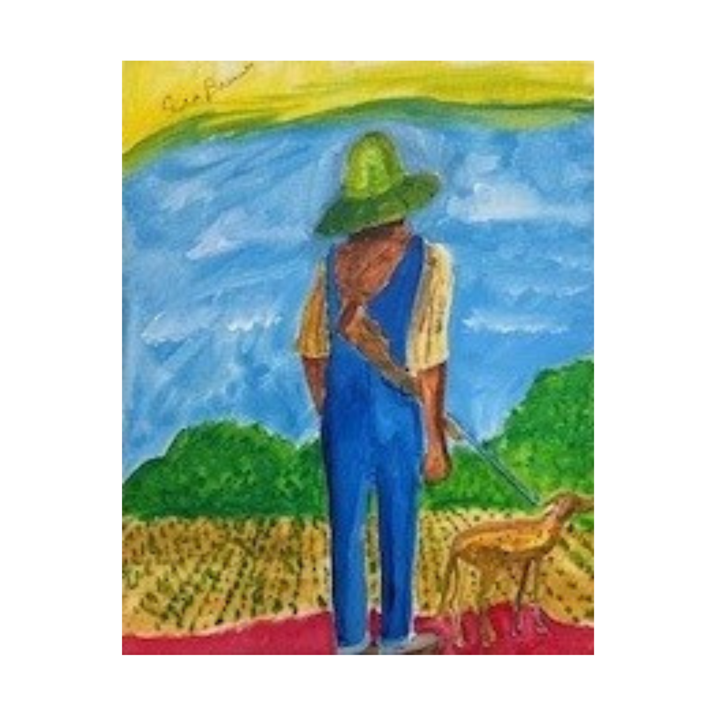 "Guarding Crops" Ira Brewer