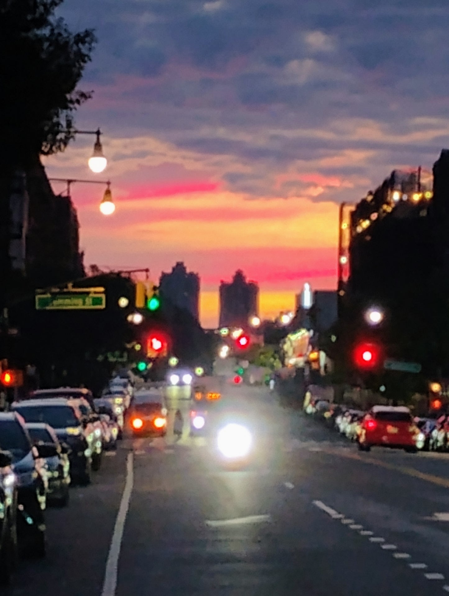 "Sunrise in Inwood II" by Jonathan Greer