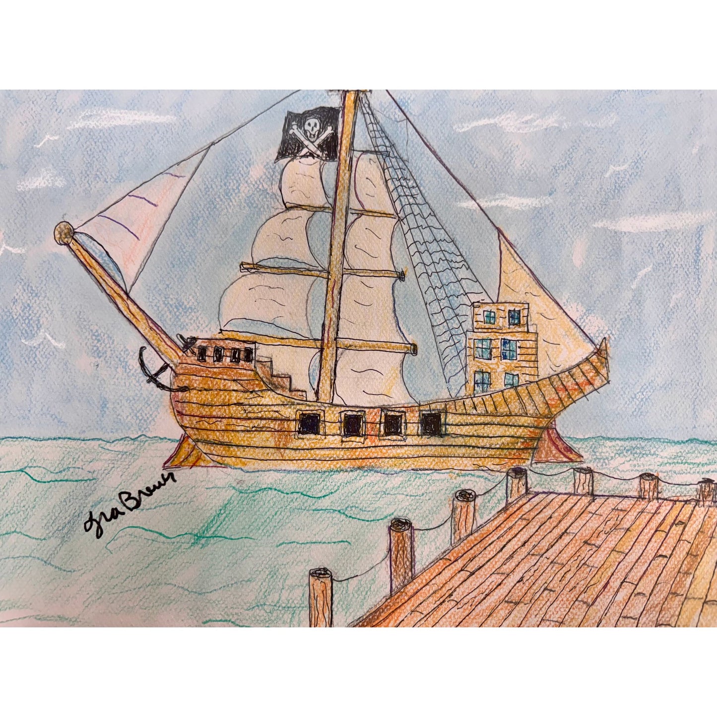 Pirate Ship by Ira Brewer