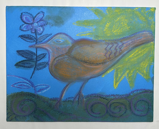 "Bird Building Nest" Kate Tanenbaum