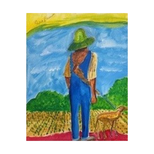 "Guarding Crops" Ira Brewer