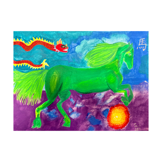 "Wood Horse" Saida Dempster