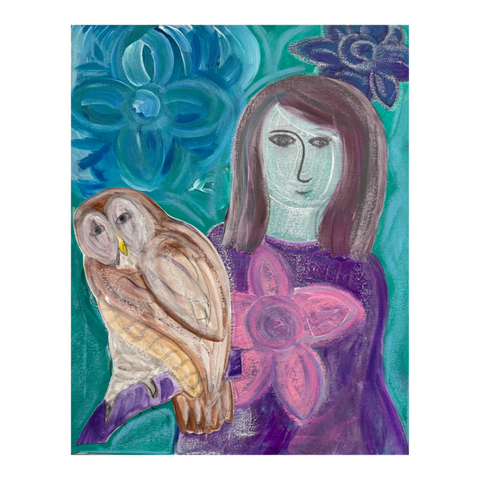 "Owl and Person" Kate Tanenbaum