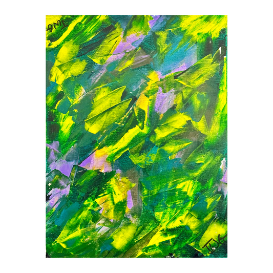 "Abstract in Green" Jonathan Greer